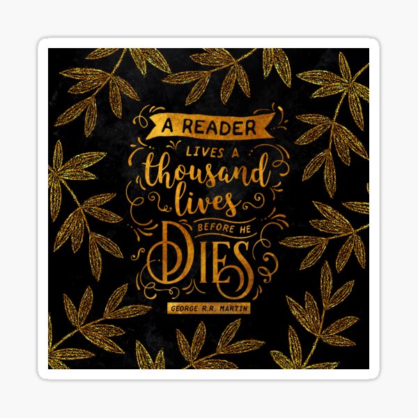 Item preview, Thousand Lives Gold designed and sold by Stella Bookish Art.