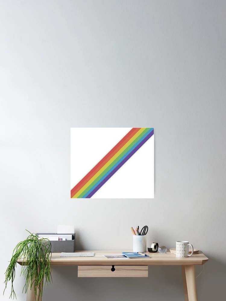 Thumbnail 2 of 3, Poster, PRIDE Line Pattern designed and sold by DelusionalARTza.