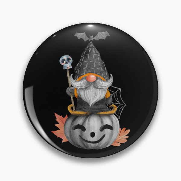 Item preview, Cute Halloween Witchy Gnome on Top of a Pumpkin designed and sold by Trinket-Trickster.