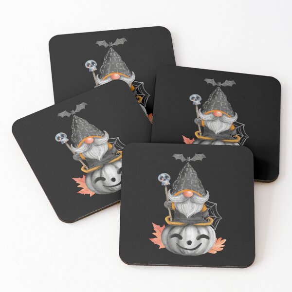 Item preview, Cute Halloween Witchy Gnome on Top of a Pumpkin designed and sold by Trinket-Trickster.