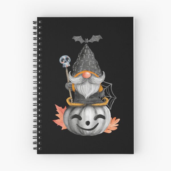 Item preview, Cute Halloween Witchy Gnome on Top of a Pumpkin designed and sold by Trinket-Trickster.