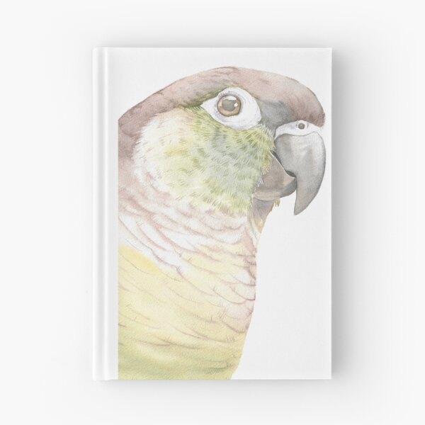 Item preview, Green-cheeked parakeet watercolor portrait bird parrot v2 designed and sold by L'Atelier Oranjade.