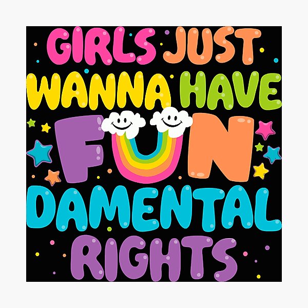 Item preview, Girls Just Wanna Have FUNdamental Rights T-Shirt designed and sold by SophieSimard.