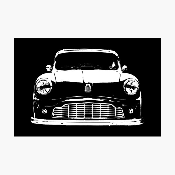 Item preview, Standard Eight 1950s British classic car monoblock white designed and sold by soitwouldseem.