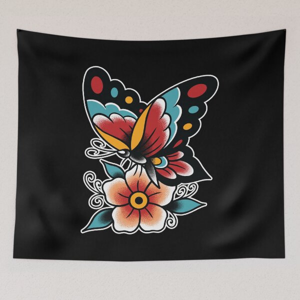 Item preview, Butterfly Traditional Tattoo  designed and sold by SevenRelics.