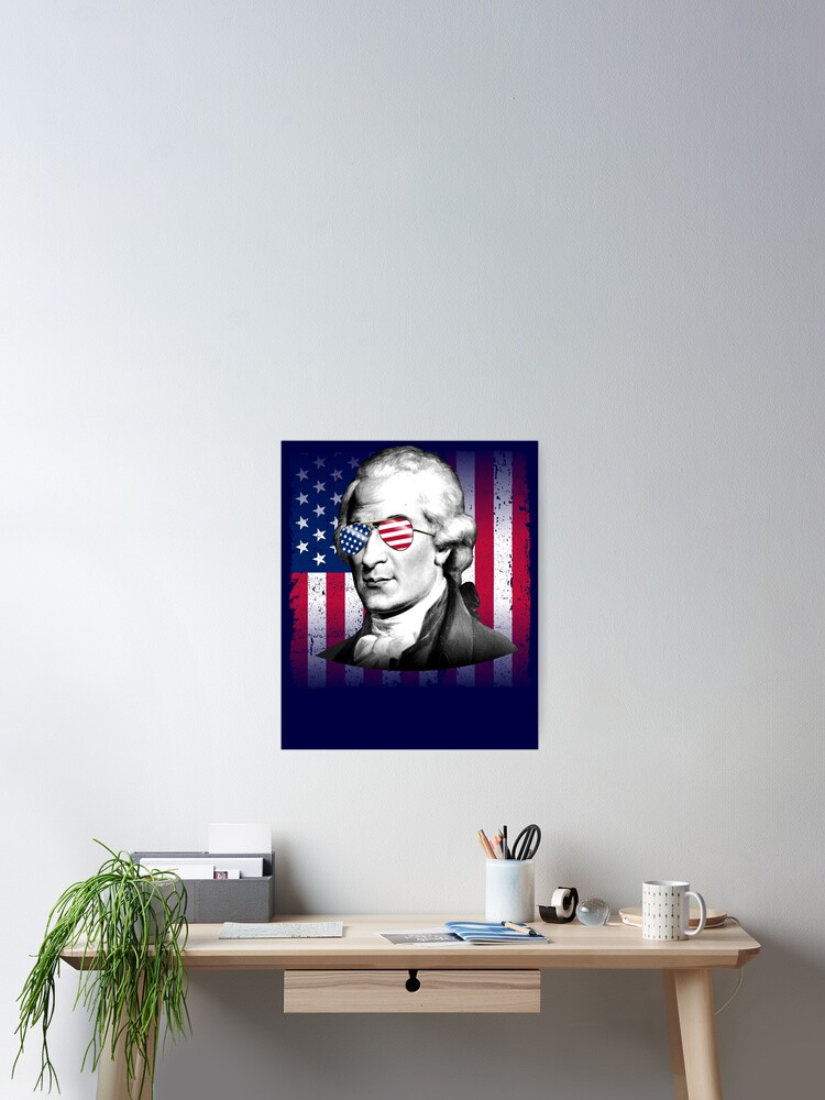 Thumbnail 2 von 3, Poster, Aaron Burr USA Flag Patriotic American Flag 4th of July Gear designt und verkauft von DynamicDesign.