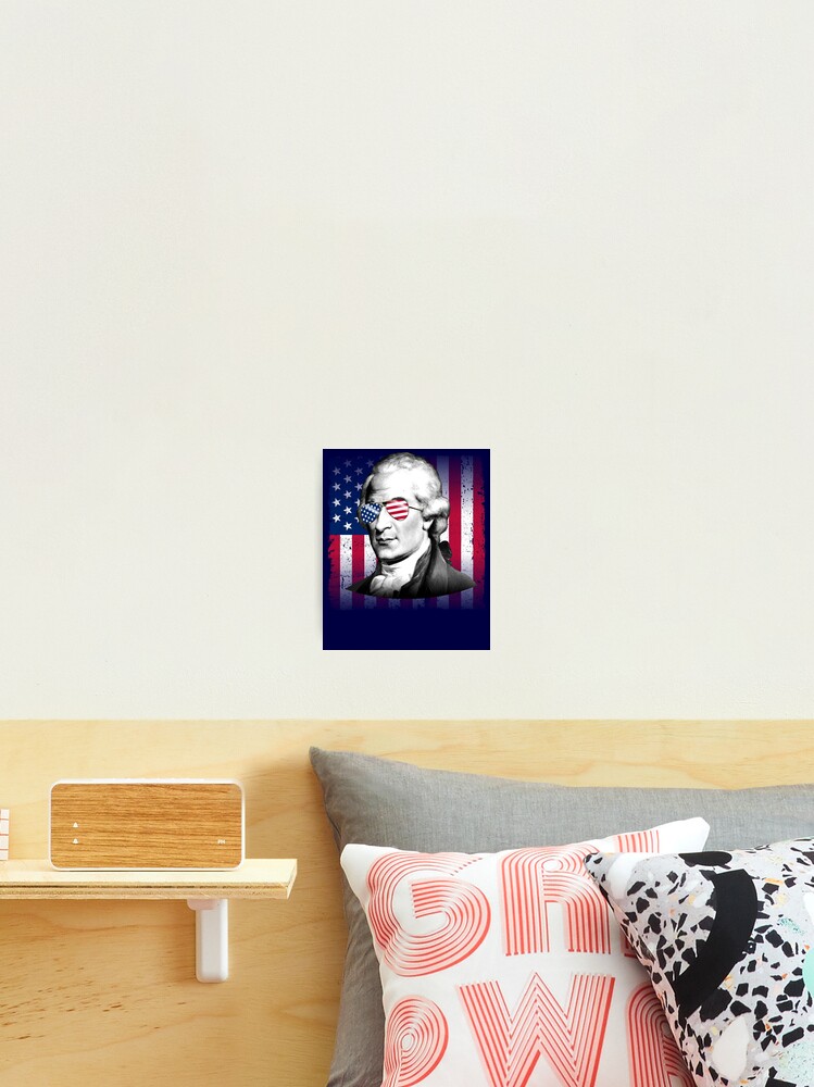 Aperçu 2 sur 3. Impression photo avec l'œuvre Aaron Burr USA Flag Patriotic American Flag 4th of July Gear créée et vendue par DynamicDesign.