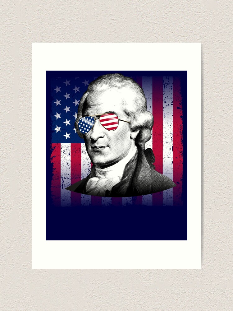 Thumbnail 1 von 3, Kunstdruck, Aaron Burr USA Flag Patriotic American Flag 4th of July Gear designt und verkauft von DynamicDesign.