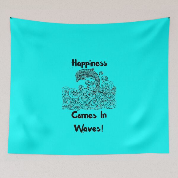 Item preview, Happiness Comes In Waves! designed and sold by LifeLongTees ..