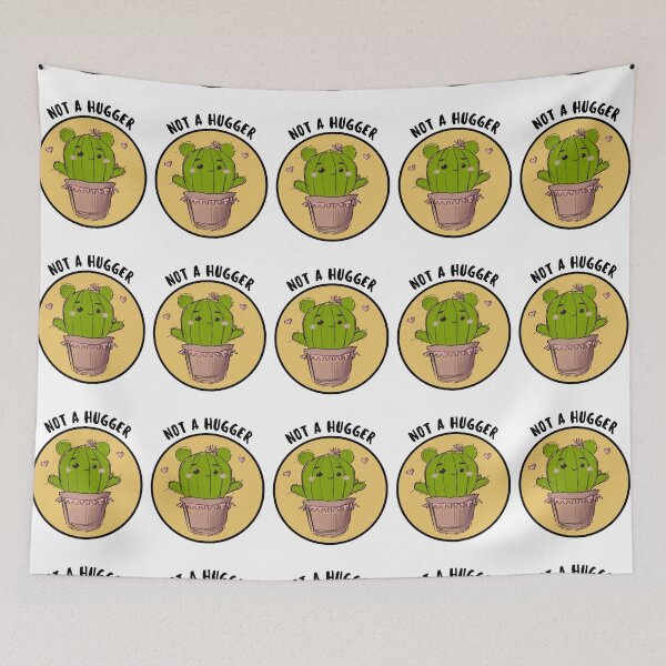 Item preview, Hugging Me Can Be Dangerous - Not A Hugger Cactus designed and sold by bsrishika.