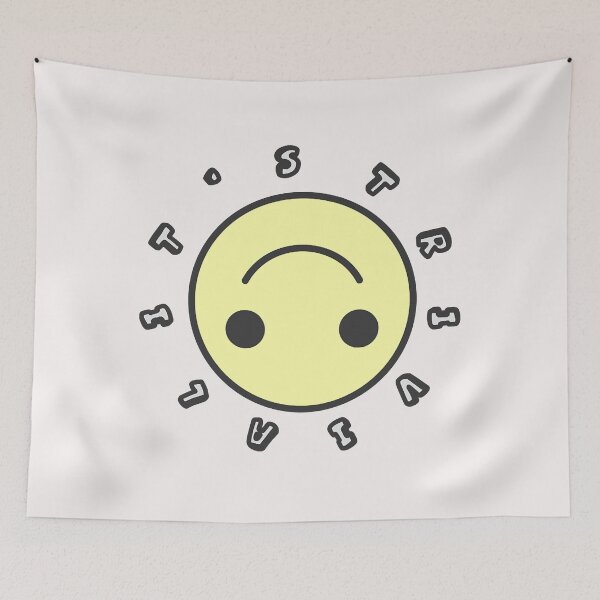 Item preview, It_s Trivial Upside Down Smiley Face T-Shirt designed and sold by SophieSimard.