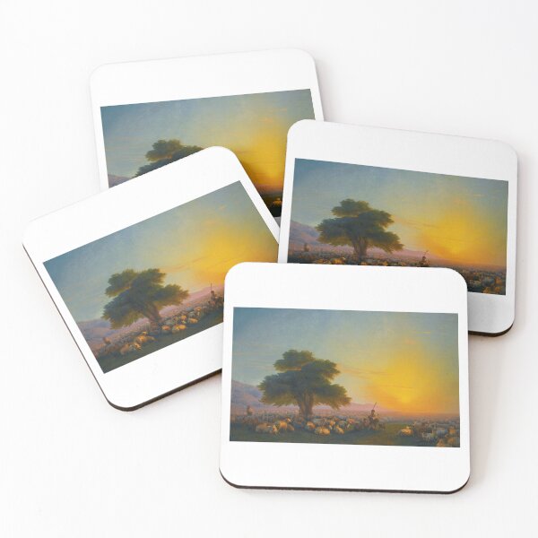 Item preview, Shepherds with a flock of sheep   - Ivan Konstantinovich Aivazovsky  designed and sold by TeeARTHY.