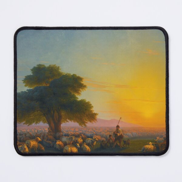 Item preview, Shepherds with a flock of sheep   - Ivan Konstantinovich Aivazovsky  designed and sold by TeeARTHY.