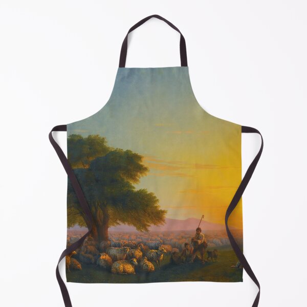 Item preview, Shepherds with a flock of sheep - Ivan Konstantinovich Aivazovsky designed and sold by TeeARTHY.