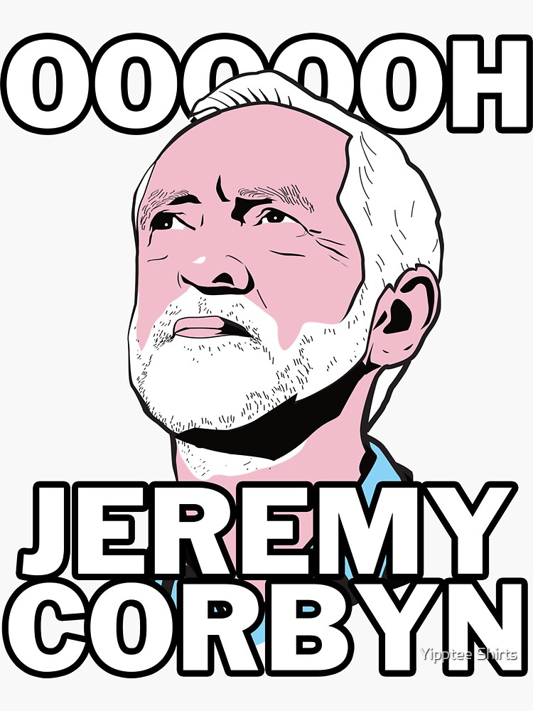 Oh Jeremy Corbyn Sticker For Sale By Dumbshirts Redbubble 