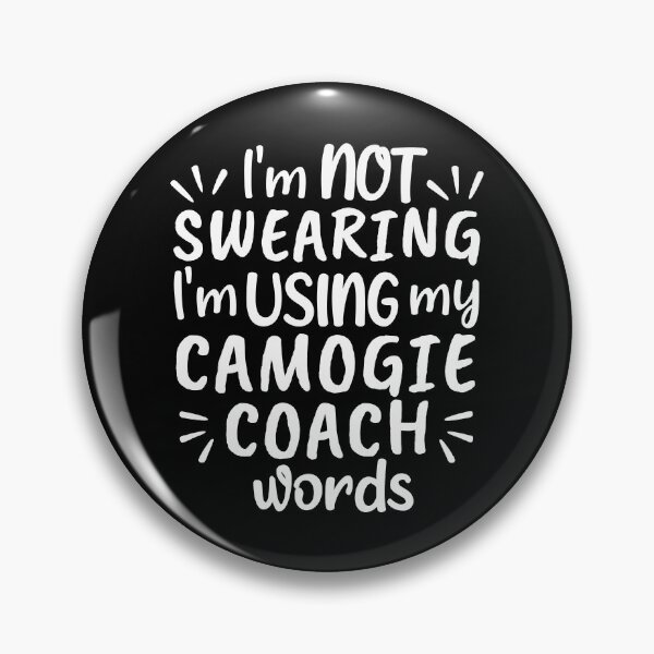 Artikelvorschau, Ich schwöre nicht, dass ich meine Camogie-Trainer-Worte verwende entworfen und verkauft von TheGreenGoat.