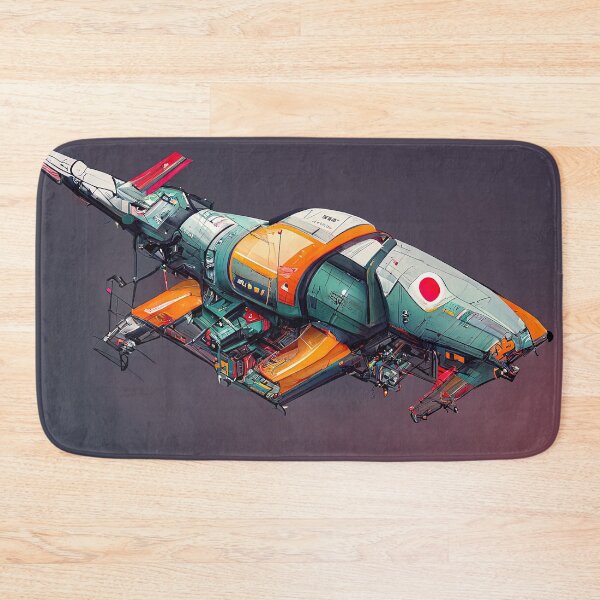 Item preview, Old Japanese Spaceship designed and sold by 2Piglets.