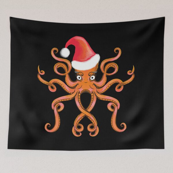 Item preview, Octopus Christmas designed and sold by Linda Sholberg.
