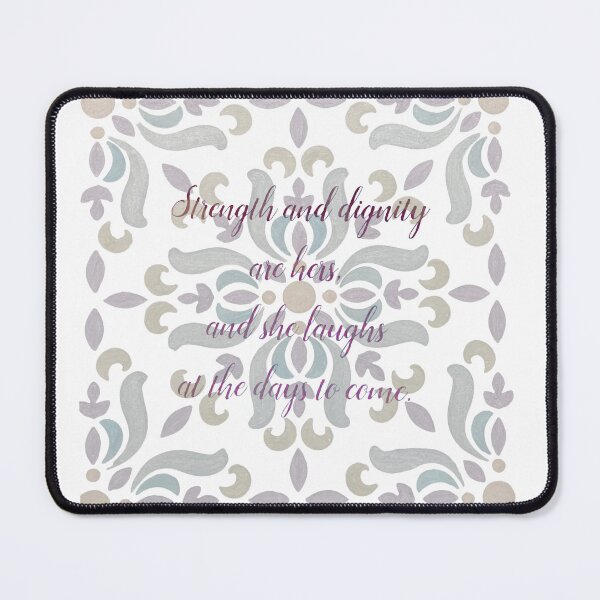 Item preview, Strength and dignity inspirational quote designed and sold by Melissa Renee.