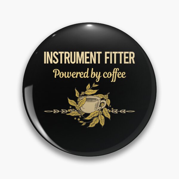 Item preview, Powered By Coffee Instrument Fitter designed and sold by trinayolkcelia.