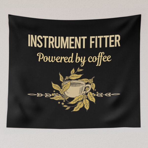 Item preview, Powered By Coffee Instrument Fitter designed and sold by trinayolkcelia.