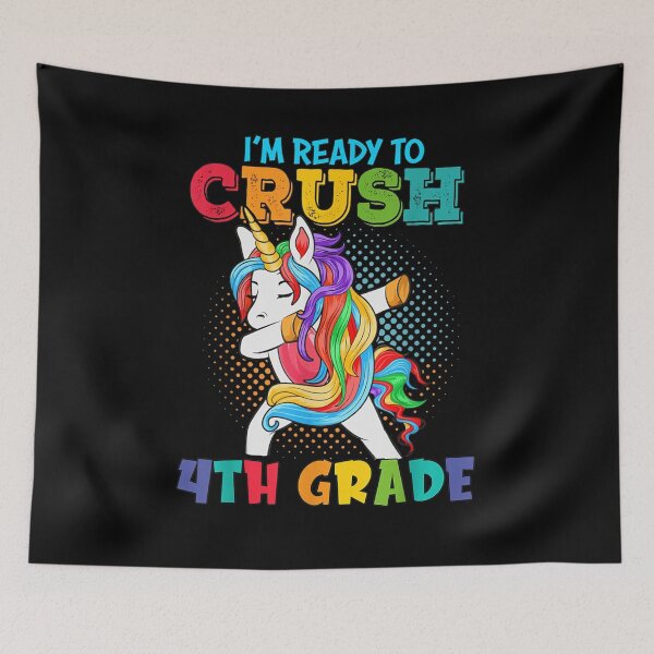 Item preview, Kids I'm Ready To Crush 4th Grade Unicorn Back To School  designed and sold by judyufmi.