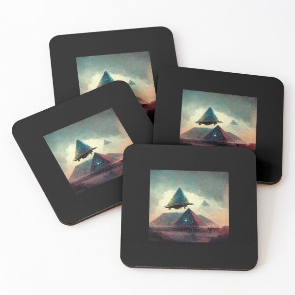 Item preview, space pyramids designed and sold by KueenaStore.