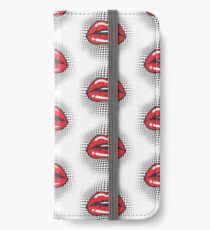 Red Retro Lips iPhone Wallet/Case/Skin