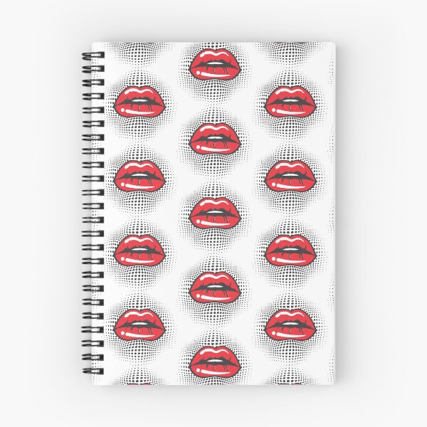 Item preview, Red Retro Pop Art Lips designed and sold by FFDoodles.