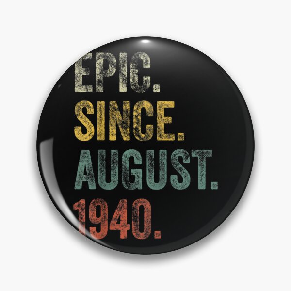 Item preview, Vintage 1940 82nd Birthday Epic Since August 1940  designed and sold by u8ritaae.