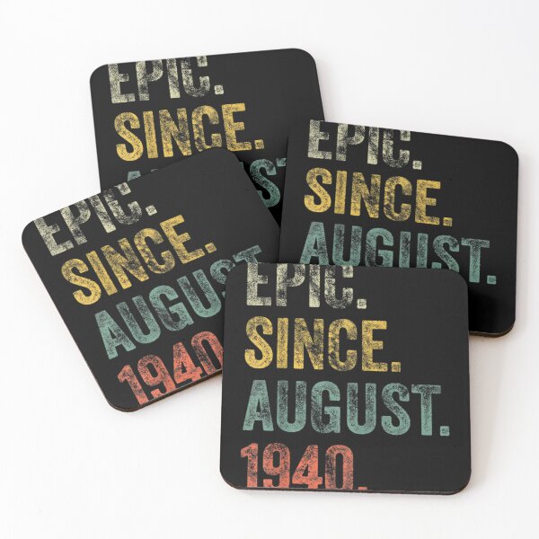 Item preview, Vintage 1940 82nd Birthday Epic Since August 1940  designed and sold by u8ritaae.
