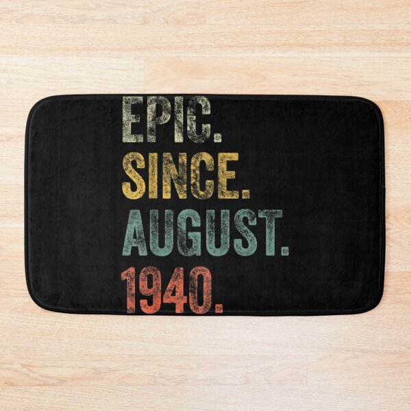 Item preview, Vintage 1940 82nd Birthday Epic Since August 1940  designed and sold by u8ritaae.