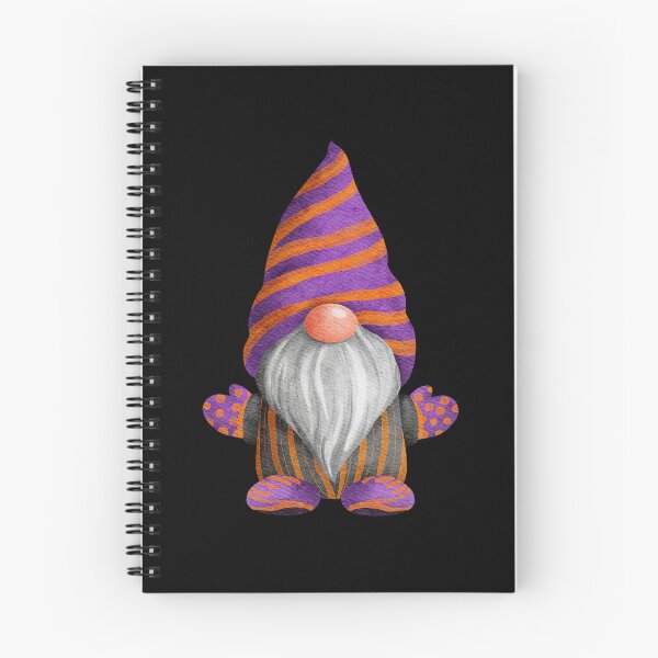 Item preview, Cute Gnome Purple and Orange Stripes designed and sold by Trinket-Trickster.