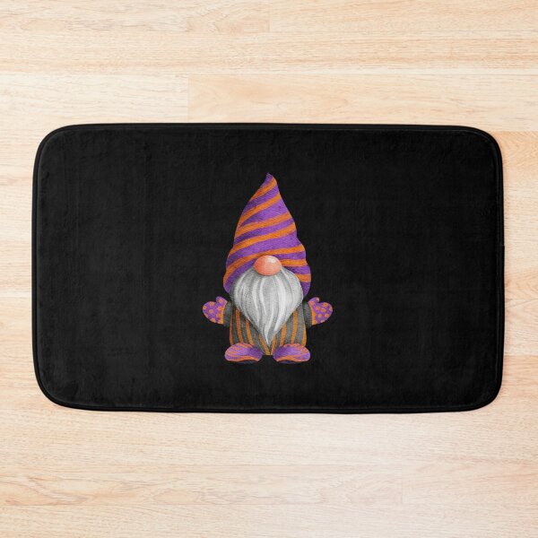 Item preview, Cute Gnome Purple and Orange Stripes designed and sold by Trinket-Trickster.