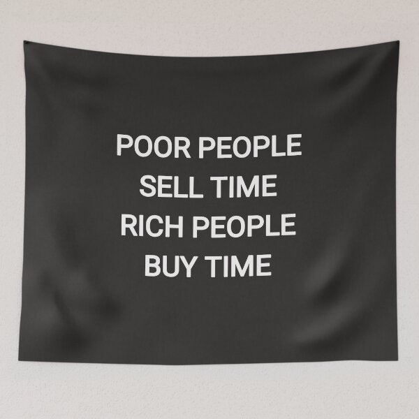 Item preview, Poor people sell time Rich people buy time designed and sold by Itaxi.