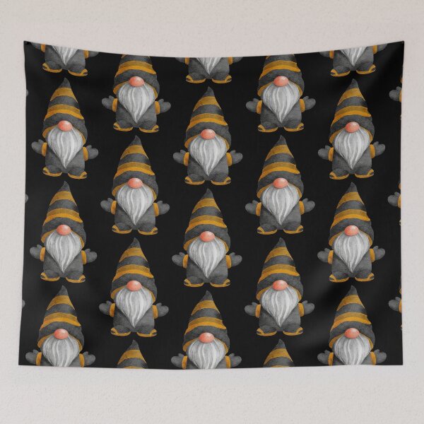 Item preview, Cute Gnome Orange Stripes designed and sold by Trinket-Trickster.