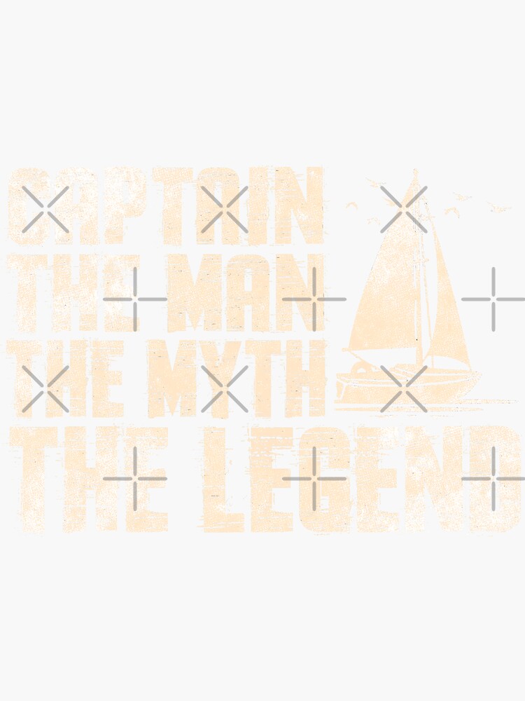 "sailboat captain" Sticker for Sale by Mila1946 Redbubble