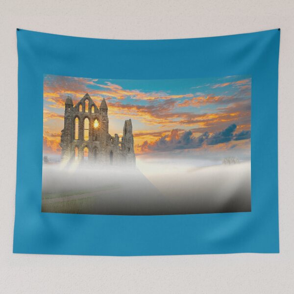 Item preview, Evening Mist at Whitby Abbey  designed and sold by Alisonchambers2.