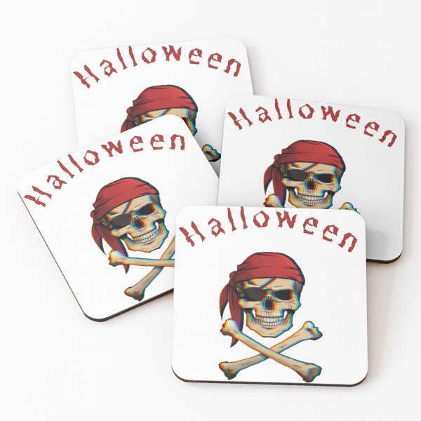 Item preview, Bloody Red Pirate Skull Halloween  designed and sold by Rexoly Store.