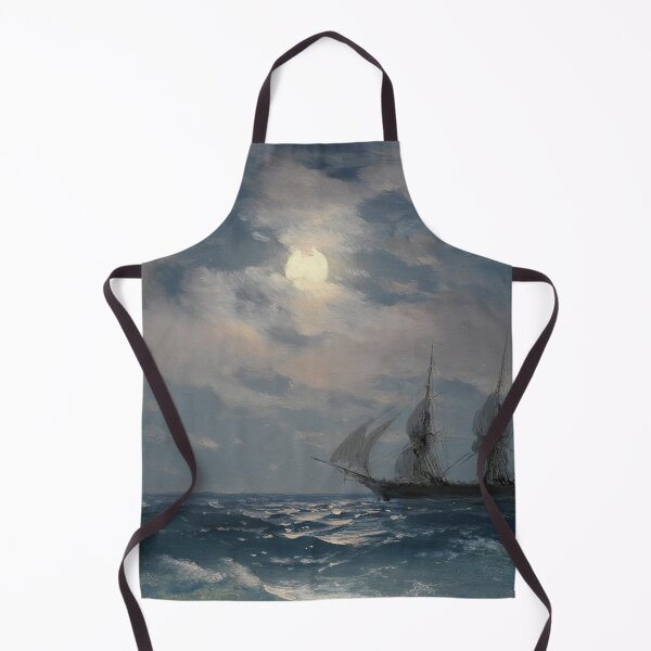 Item preview, The Brig Mercury In Moonlight - Ivan Konstantinovich Aivazovsky designed and sold by TeeARTHY.