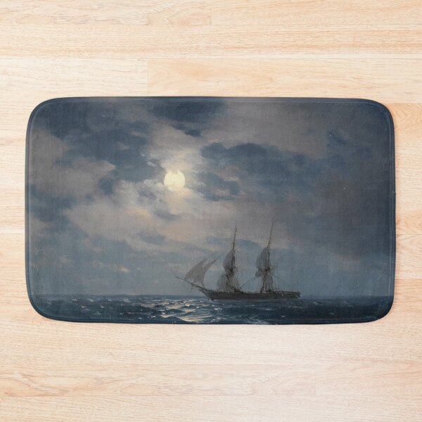 Item preview, The Brig Mercury In Moonlight - Ivan Konstantinovich Aivazovsky  designed and sold by TeeARTHY.