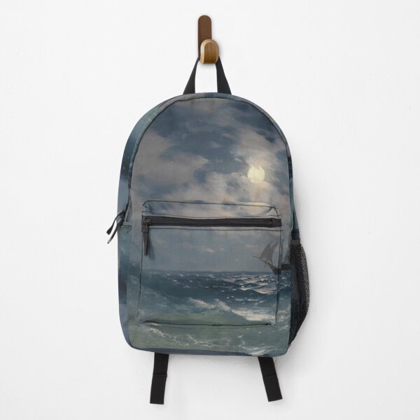Item preview, The Brig Mercury In Moonlight - Ivan Konstantinovich Aivazovsky  designed and sold by TeeARTHY.