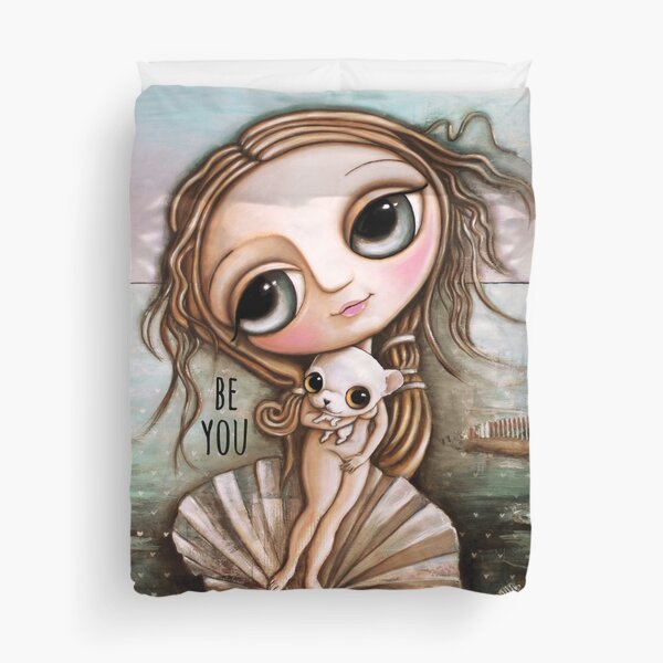 The birth of Venus and Chiwawa Duvet Cover