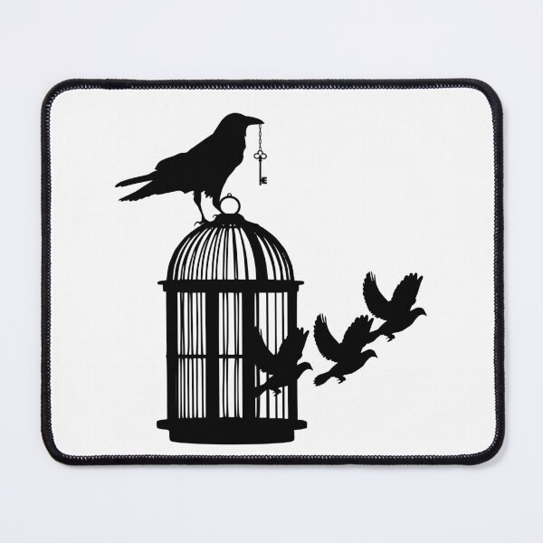 Item preview, Raven Freeing Doves designed and sold by Hunnybugs.