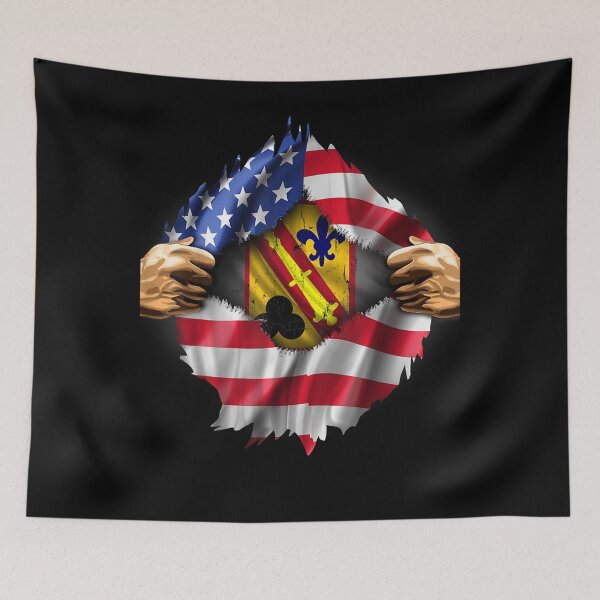 Item preview, Ripped American Flag Hidden 42nd Field Artillery Brigade  designed and sold by u8ritaae.