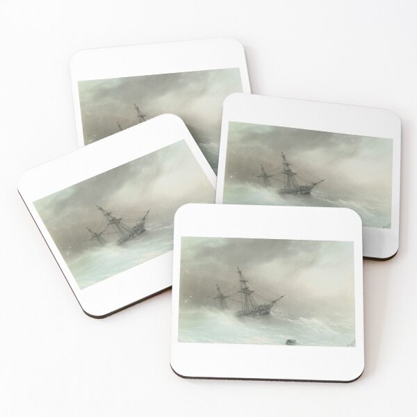 Item preview, Ship In A Stormy Sea  - Ivan Konstantinovich Aivazovsky  designed and sold by TeeARTHY.