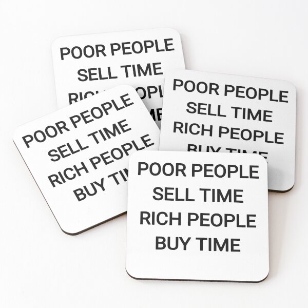 Item preview, Poor people sell time Rich people buy time designed and sold by Itaxi.