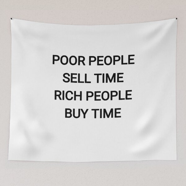Item preview, Poor people sell time Rich people buy time designed and sold by Itaxi.