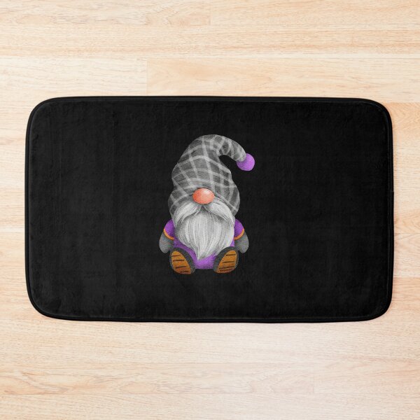 Item preview, Cute Gnome in Purple and Orange and Stripe Hat designed and sold by Trinket-Trickster.