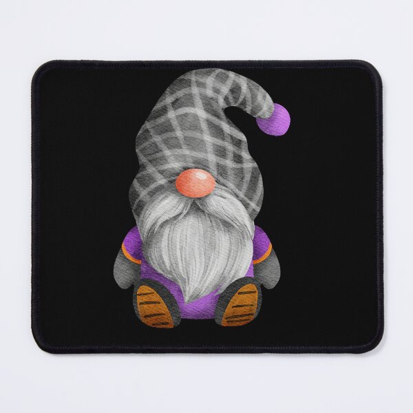 Item preview, Cute Gnome in Purple and Orange and Stripe Hat designed and sold by Trinket-Trickster.